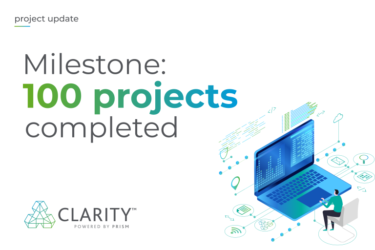 Clarity- 100 projects milestone update
